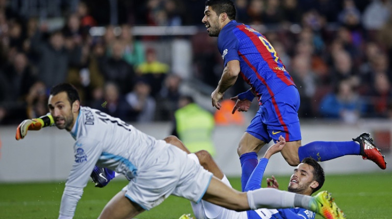 "Espanyol" zaudējums "Barcelona" bija diezgan paredzams, bet izstāšanās no Spānijas kausa izcīņas gan iznāca visai negaidīta
Foto: AP/Scanpix