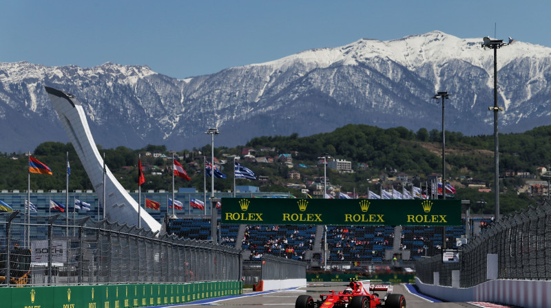 Kimi Raikonens Soču F1 trasē
Foto: James Moy Photography/PA Images/Scanpix