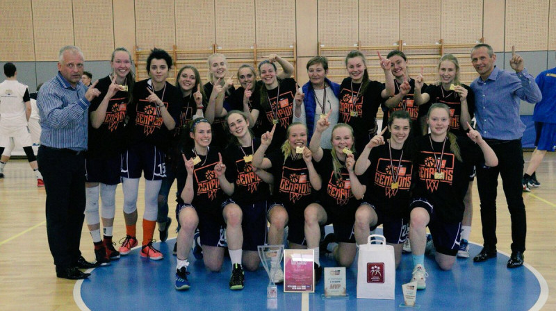 "Rīdzenes" U19 meitenes: VEF LJBL čempiones
Foto: basket.lv