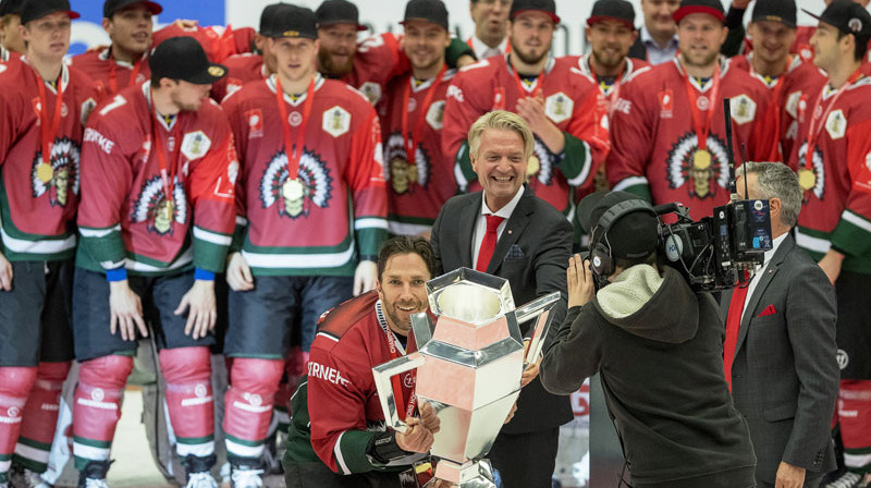 Gēteborgas "Frolunda" spēlējusi finālā visās trīs līdzšinējās Čempionu līgas sezonās. 
Foto: EPA/Scanpix