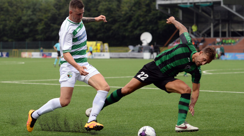 Velsas čempione "The New Saints" pret Gibraltāra "Europa FC"
Foto: Joe Giddens/PA Wire/PA Images/Scanpix