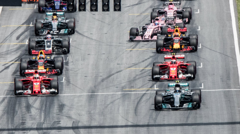 Austrijas posma starta brīdis
Foto: EPA/Scanpix