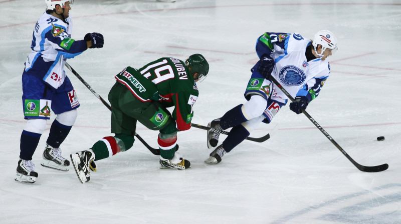 Minskas "Dinamo" pret Kazaņas "Ak Bars"
Foto: ITAR-TASS/Scanpix