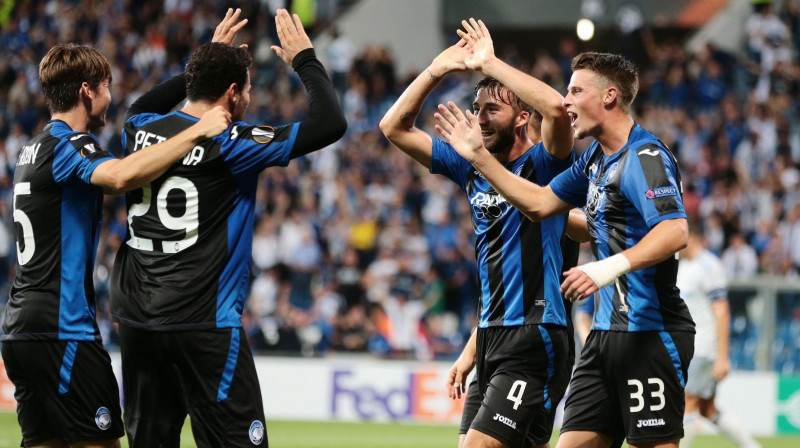 Itālijas kluba "Atalanta" futbolisti
Foto: Elisabetta Baratcchi/EPA/Scanpix