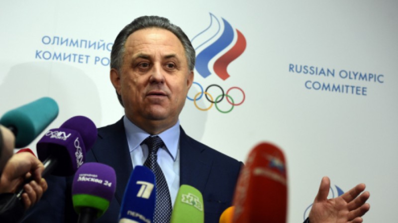 Krievijas vicepremjers un bijušais sporta ministrs Vitālijs Mutko uz mūžu diskvalificēts no olimpiskajām spēlēm
Foto: AFP/Scanpix
