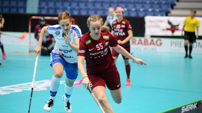 Laura Gaugere. Foto: Ritvars Raits, floorball.lv