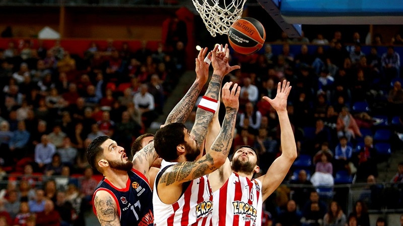 Vitorijas "Baskonia" pret Pirejas "Olympiakos"
Foto: ULEB Euroleague