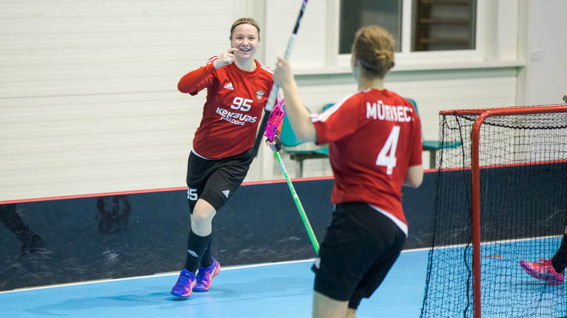 Anna Ankudinova (Ķekavas Bulldogs)
Foto: Raivo Sarelainens, floorball.lv