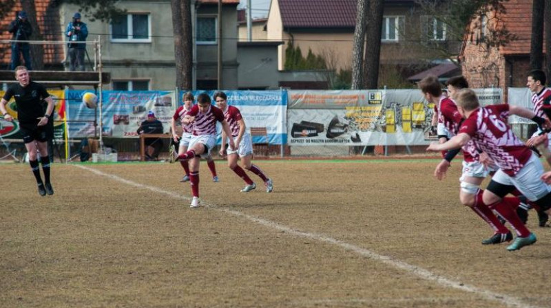 Latvijas U18 regbija izlase Eiropas čempionātā
Foto: eurorugby2018.pl