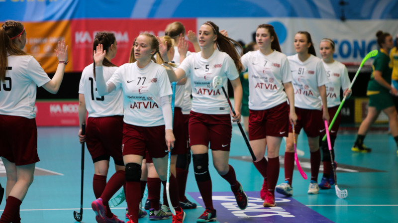 Latvijas junioru izlase
Foto: Ritvars Raits, floorball.lv