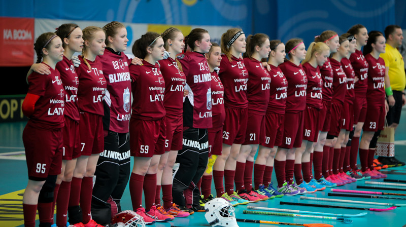 Latvijas sieviešu U19 izlase
Foto: Ritvars Raits, floorball.lv