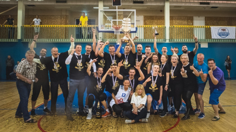 2018. gada LBL2 čempione "Ķekava/Optibet" 
Foto: twitter.com/basketbols