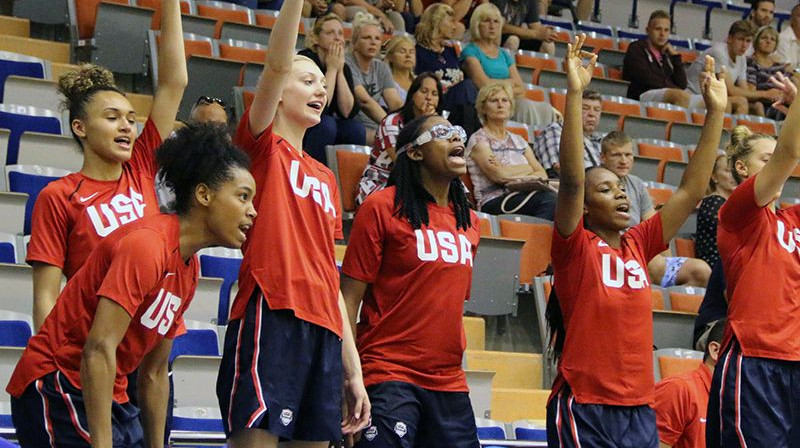 ASV U17 sieviešu basketbola izlase Liepājā
Foto: usab.com