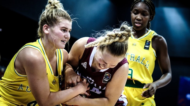 Jete Nulle spēlē pret Austrāliju
Foto: FIBA