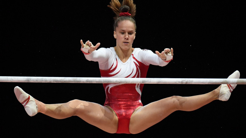 Linda Tugarinova Glāzgovā
Foto: EPA/Scanpix