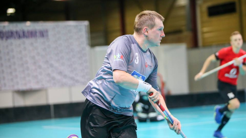 Visu laiku rezultatīvākais "Unihoc Riga Cup" florbolists Pēteris Freimanis
Foto: Ritvars Raits