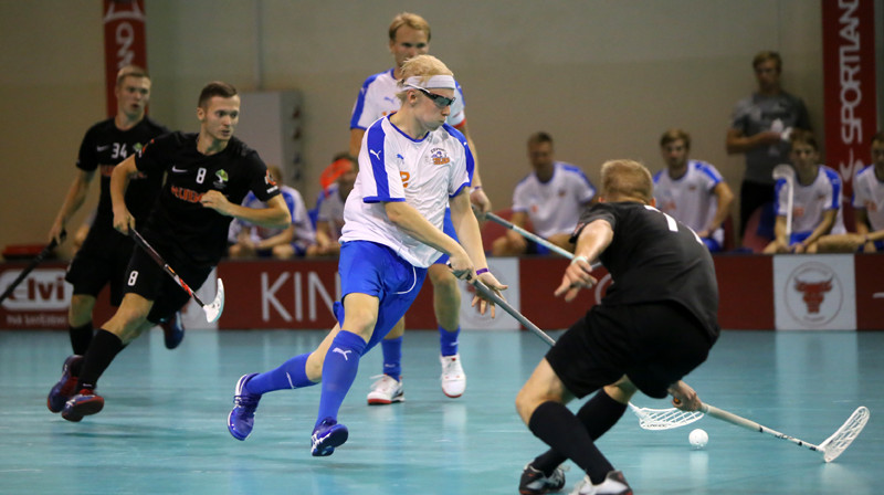 Moments no spēles starp "Rubeni" un "Esport Oilers"
Foto: Ritvars Raits, floorball.lv