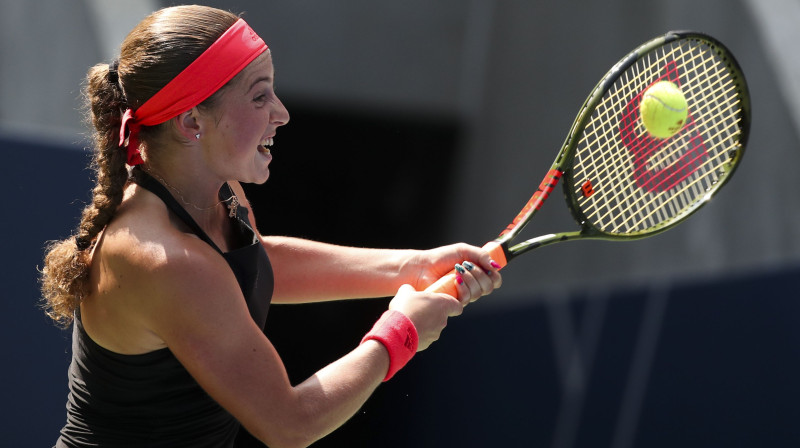 Aļona Ostapenko. Foto: Xinhua/Sipa USA/Scanpix