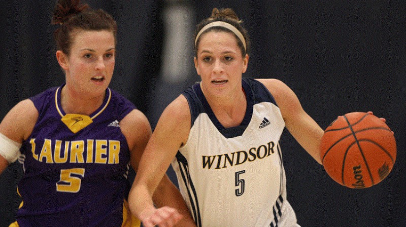 Kristīne Lalonda: divkārtēja Kanādas čempione "Windsor Lancers" sastāvā. Foto: Windsor Star