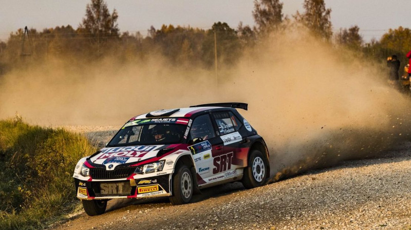 Grjazina/Fjodorova ekipāža "Rally Liepāja". Foto: FIA ERC