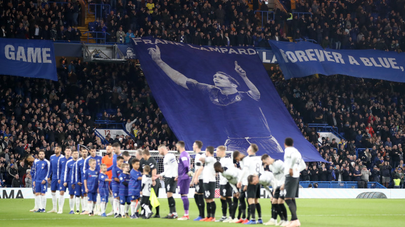 "Chelsea" fani pirms spēles. Foto: PA Images/Scanpix