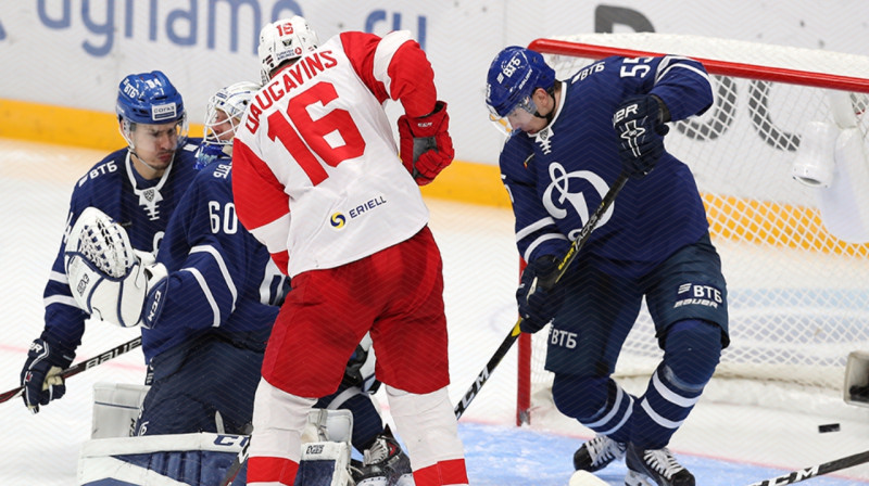 Kaspars Daugaviņš uzbrukumā. Foto: www.spartak.ru