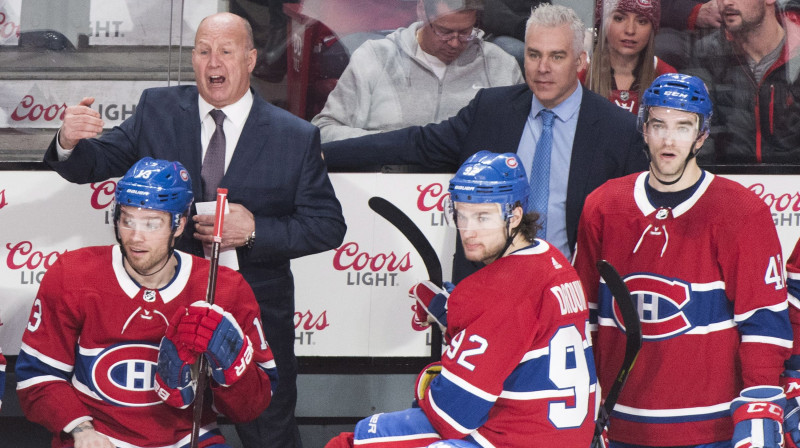 Klods Žiljēns (aizmugurē pa kreisi). Foto: The Canadian Press/PA Images/Scanpix