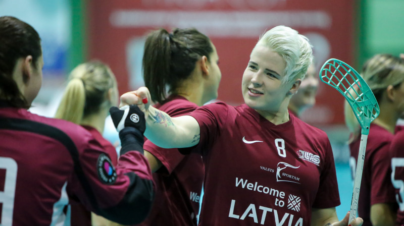 Lība Daija Mikova. Foto: Ritvars Raits, floorball.lv