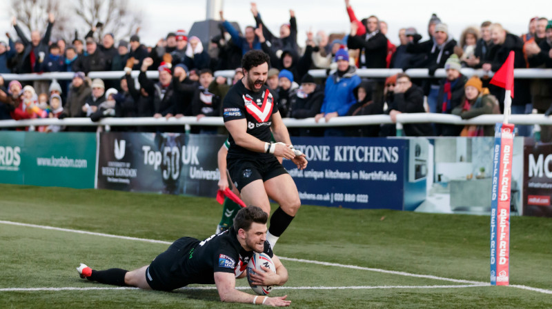 Londonas "Broncos" uzbrukuma noslēgums
Foto: PA Images/Scanpix