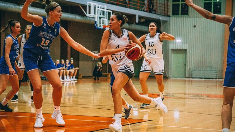 RSU aizsardze Anna Buša. Foto: Basket.lv