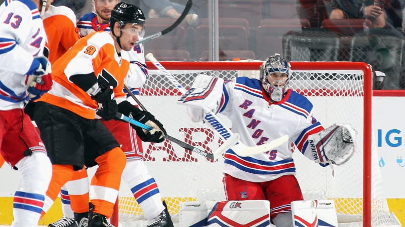 Ņujorkas "Rangers" vārtsargs Aleksandrs Georgijevs. Foto: nhl.com