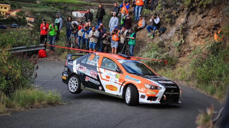 Kanāriju salu rallijā startē arī "Neiksans Rallysport" komanda. Foto: fiaerc.com