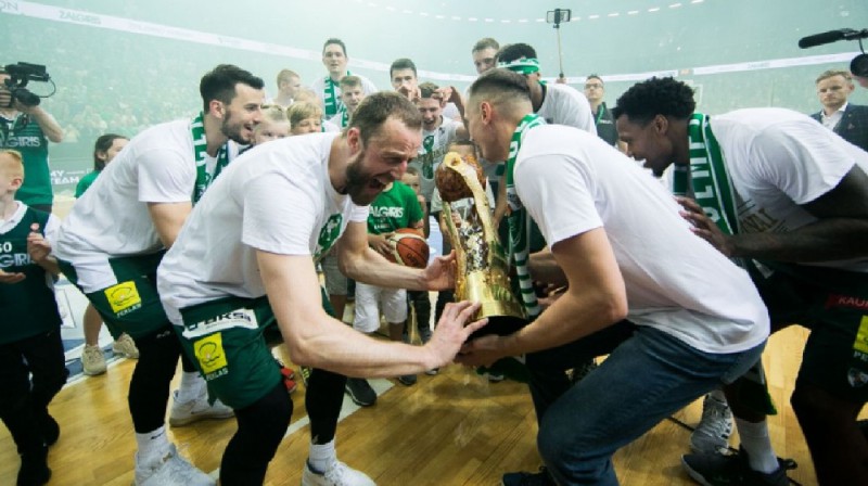 Kauņas "Žalgiris" - 2019. gada Lietuvas čempionvienība. Foto: LKL