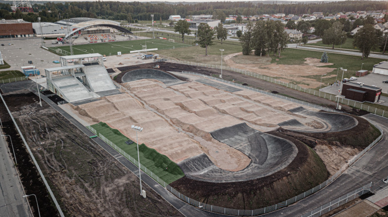 Valmieras BMX trase. Foto: Latvijas Riteņbraukšanas federācija