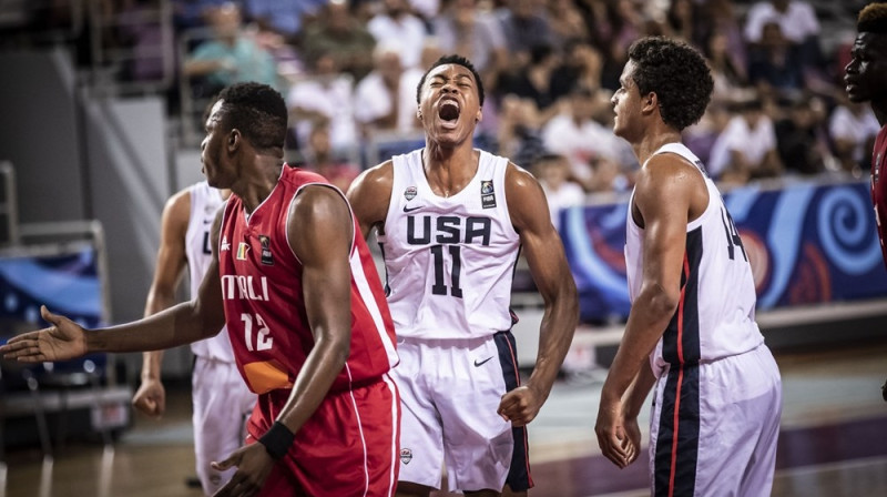 ASV un Mali spēles epizode. Foto: FIBA