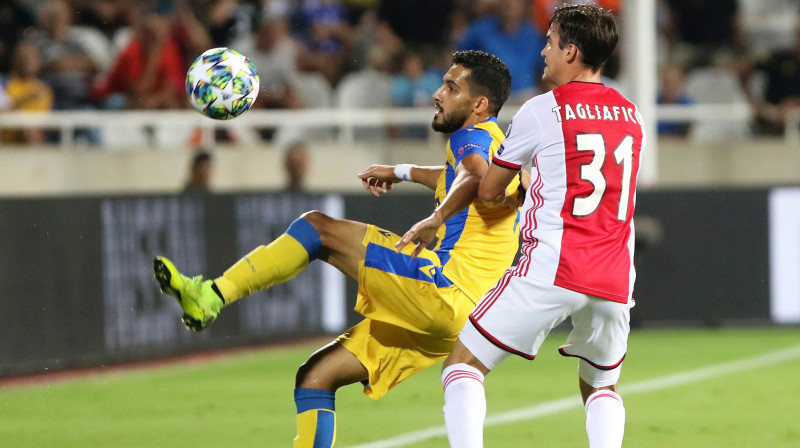 Nikosijas APOEL pret Amsterdamas "Ajax". Foto: AFP/Scanpix