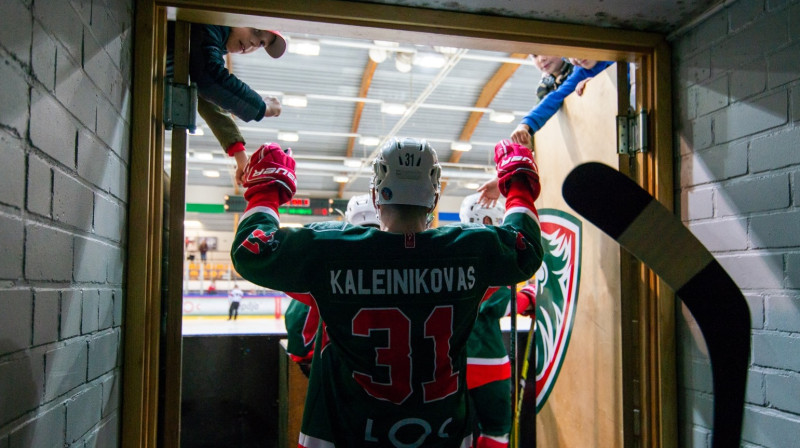 Marks Kaļeiņikovs ir pašlaik rezultatīvākais OHL leģionārs. Foto: HK "Liepāja"