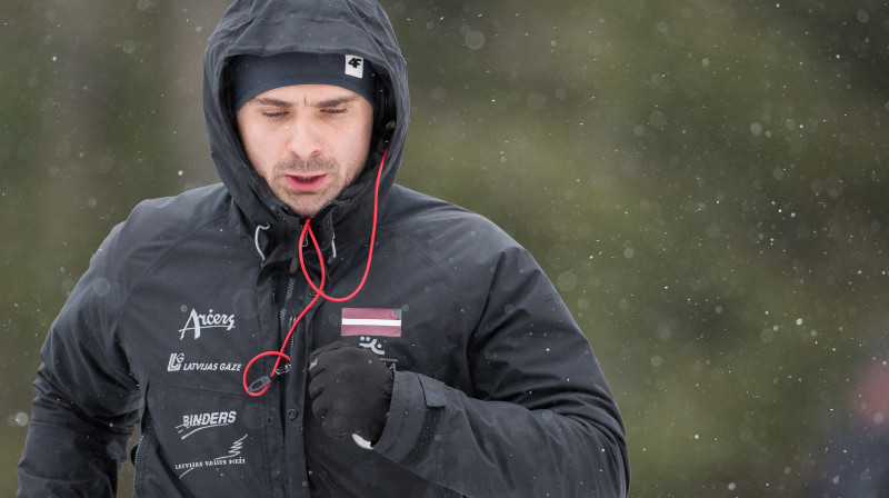 Oskars Ķibermanis. Foto: Viesturs Lācis/IBSF/bobslejs.lv