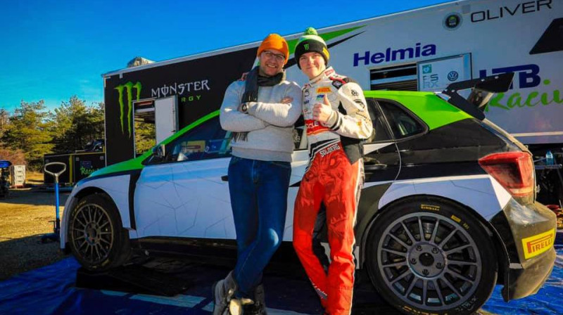 Peters un Olivers Solbergi pirms Montekarlo WRC rallija starta