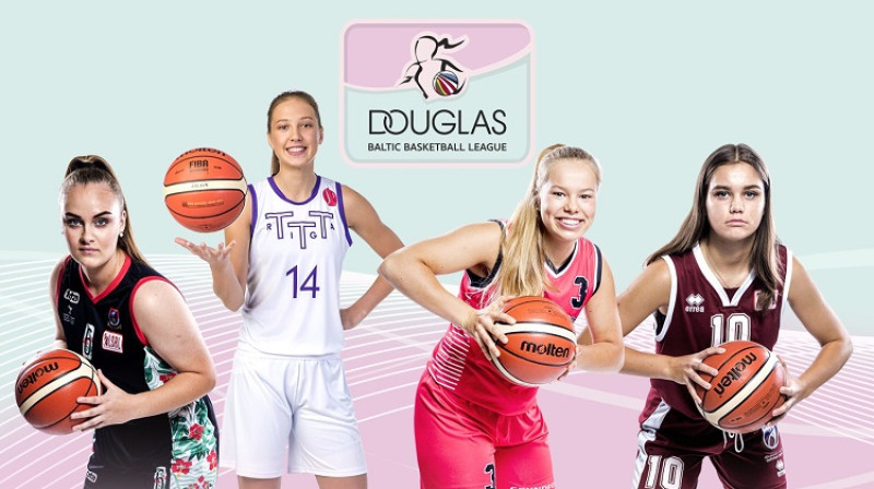 Ligita Golovko, Eva Indriķe, Jete Nulle, Enija Ķīvīte. Foto: WBBL.eu