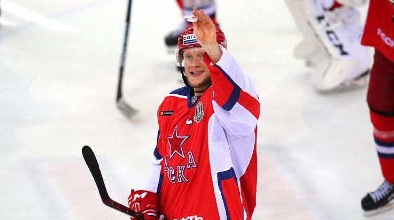 Sergejs Andronovs. Foto: cska-hockey.ru