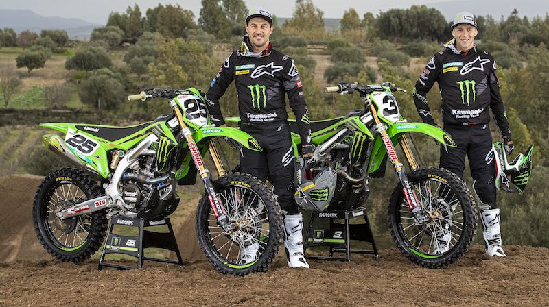 Romēns Fevrs un Klemēns Desāls. Foto: Monster Energy Kawasaki