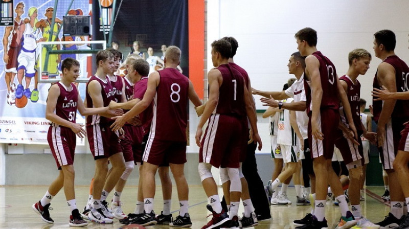 Latvijas U15 izlase: trešā vieta Baltijas kausā. Foto: Siim Semiskar, basket.ee