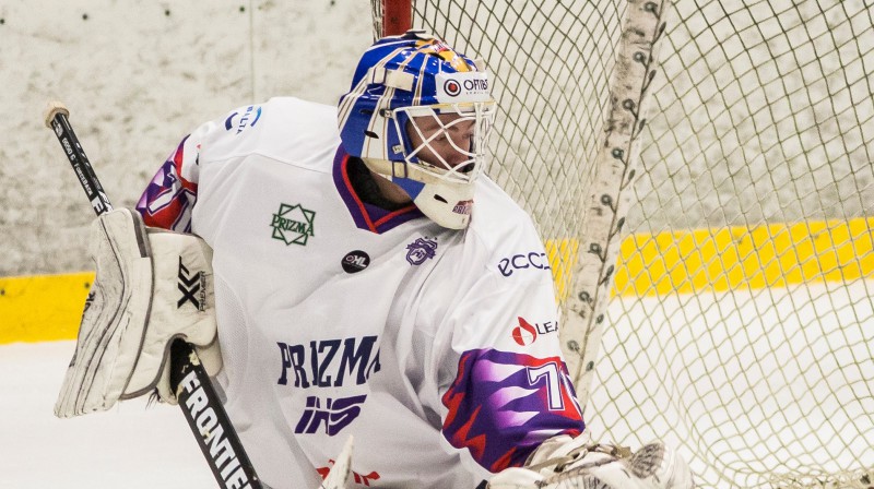 Rihards Norvaišs. Foto: Guntis Lazdāns/Optibet Hokeja līga