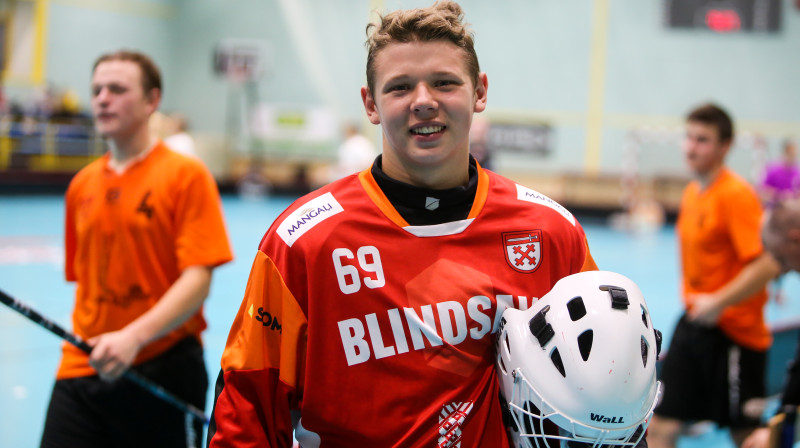 Lauris Kārkliņš (Lielvārde/Fat Pipe). Foto: Ritvars Raits, floorball.lv