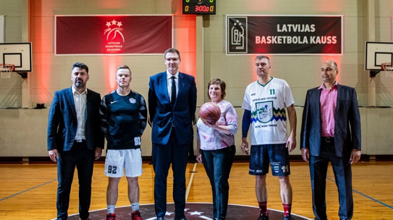 Normunds Feierbergs (#11) Latvijas kausa atklāšanas spēlē Rugājos 19. septembrī. Foto: Basket.lv