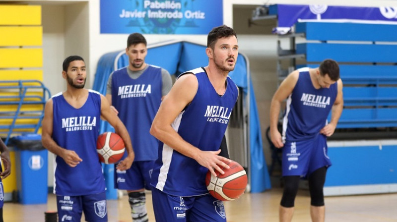 Andris Misters. Foto: Melilla Baloncesto