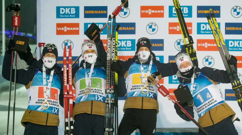 Norvēģi šodien palika nepārspēti. Foto: SPO/Scanpix