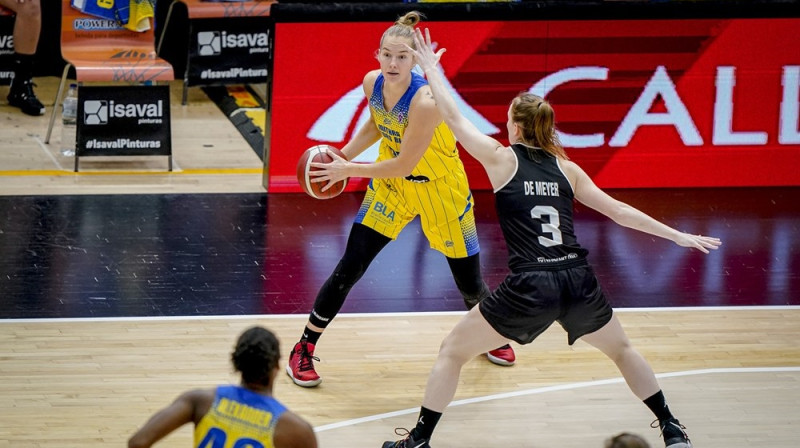 Kate Krēsliņa: 17 punkti Eiropas kausa spēlē. Foto: FIBA