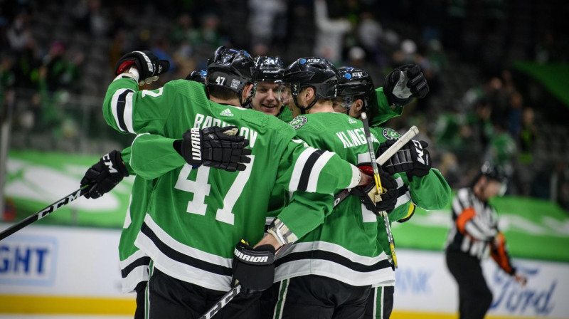 Dalasas ''Stars'' hokejisti. Foto: USA Today Sports/Scanpix